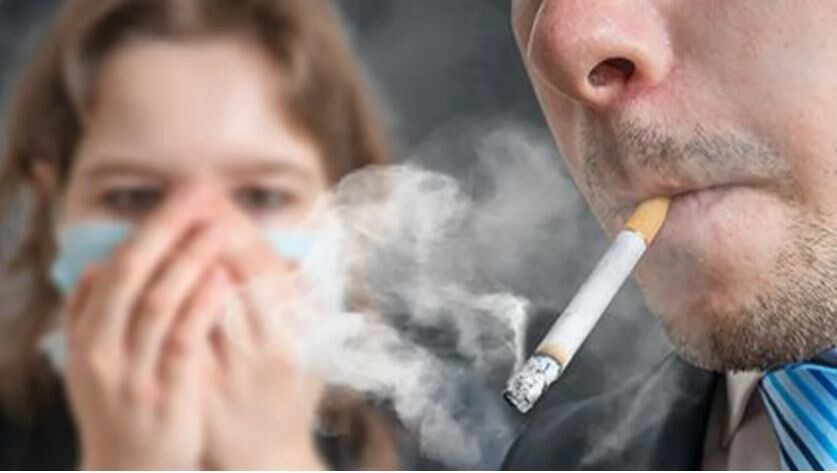흡연자와 비흡연자의 고통