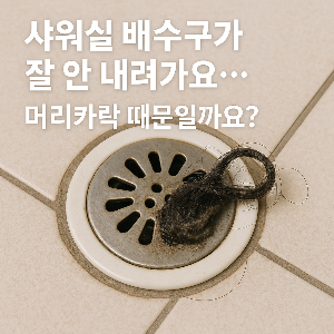 물이 안 내려간다고요? 하수구 막힘&amp;#44; 이건 절대 두면 안 됩니다
