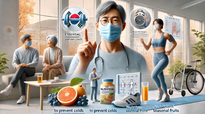 한국 중년층을 위한 환절기 건강 팁 관련 이미지