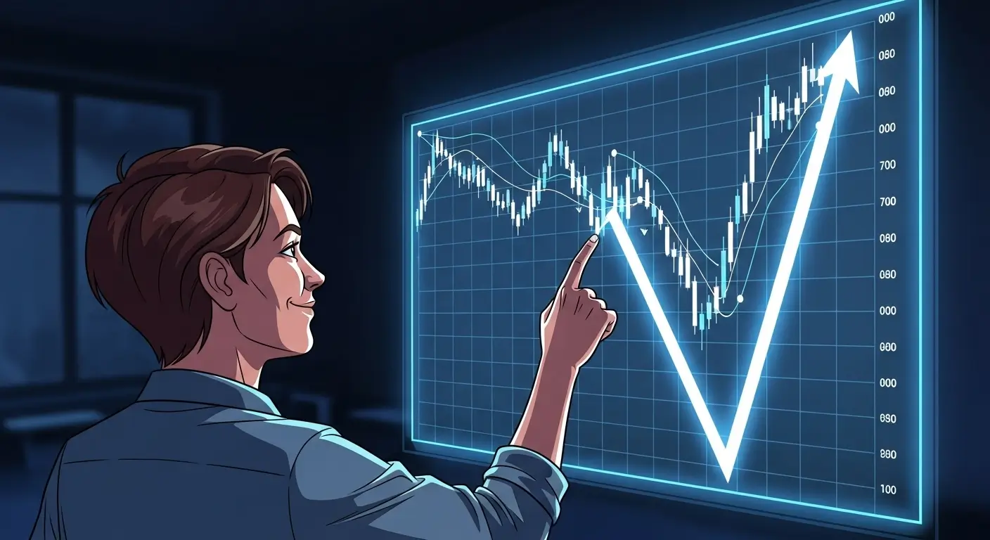 과거의 차트를 보며 자신이 모든 것을 예측했던 것처럼 착각하는 사후확신 편향