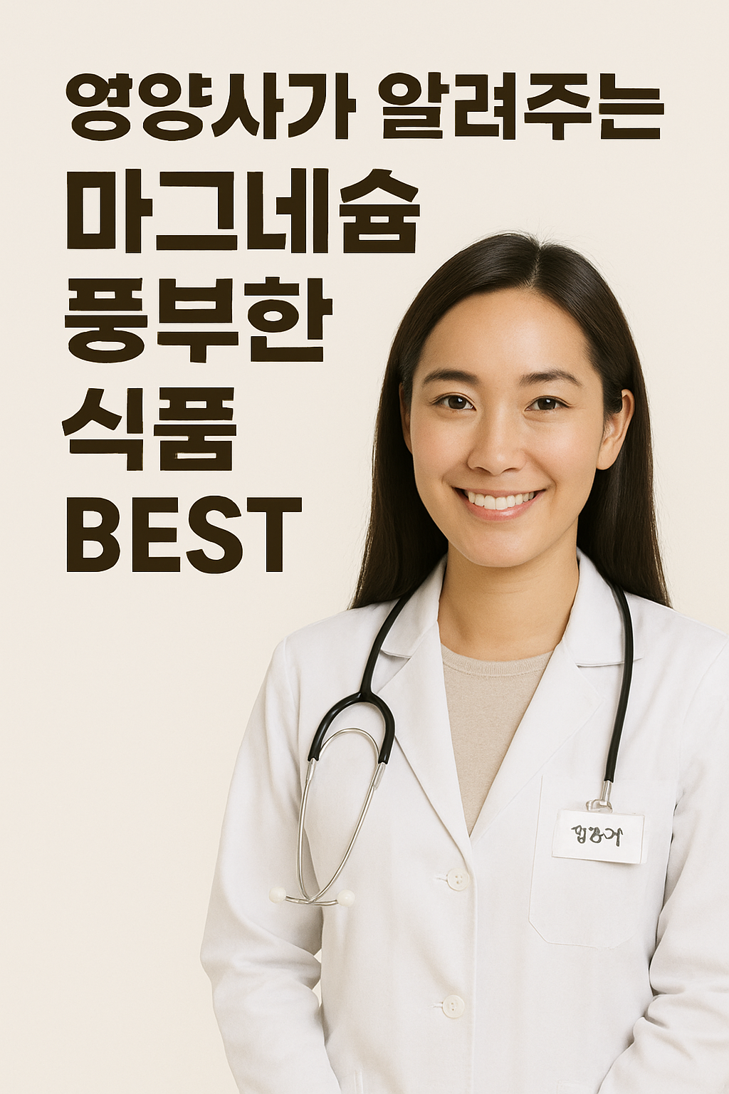 영양사가 알려주는 마그네슘 풍부한 식품 BEST: 건강을 지키는 스마트한 식탁 관련 사진