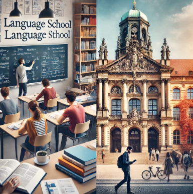 독일 어학연수과 대학생활 반반 사진