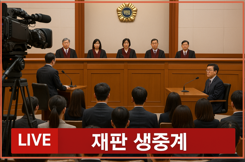 윤대통령 탄핵심판 방송