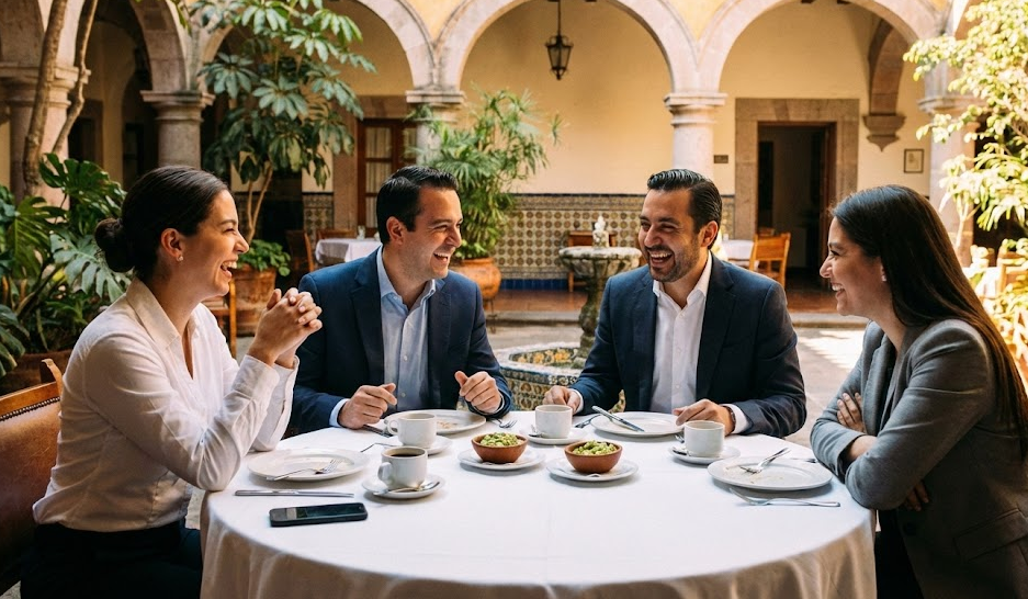 멕시코 비즈니스 식당 에티켓