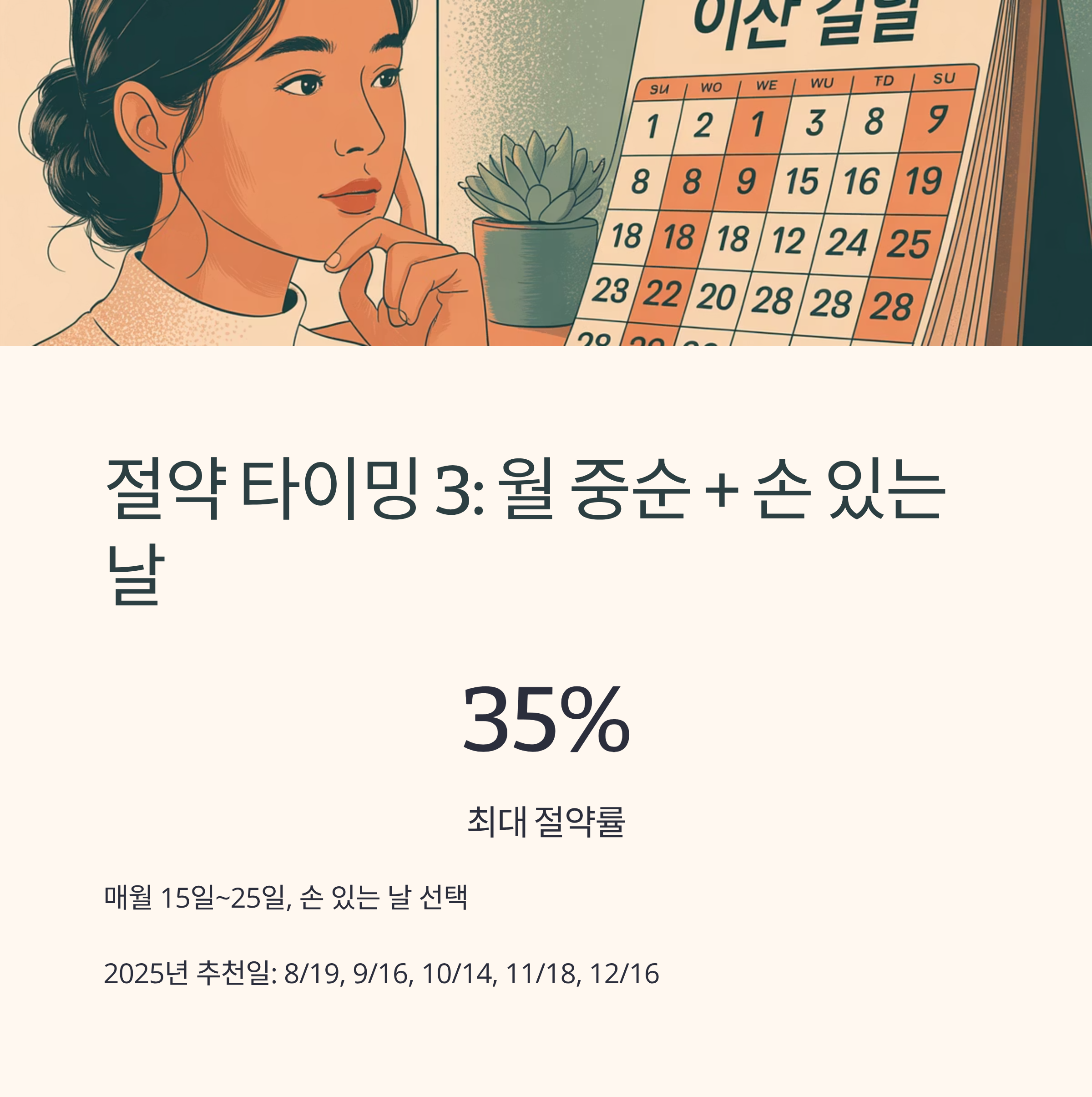 이사비용 절약 방법 손있는날