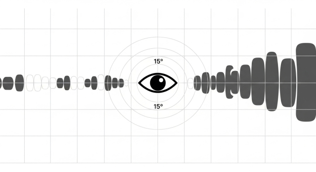 녹내장, 중심은 유지되고 주변부터 사라지는 시야결손 패턴