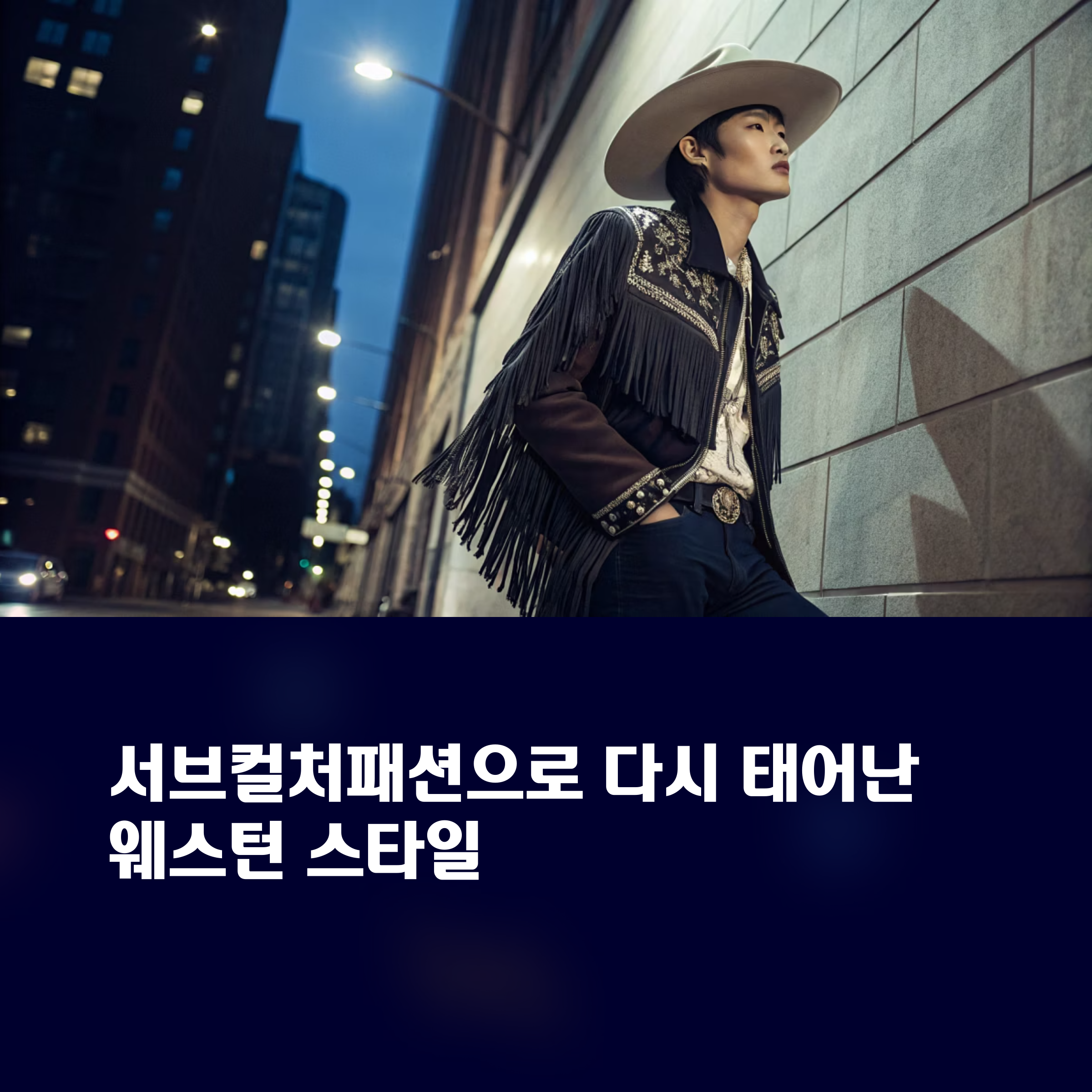 서브컬처패션으로 다시 태어난 서부 영화 속 웨스턴 스타일