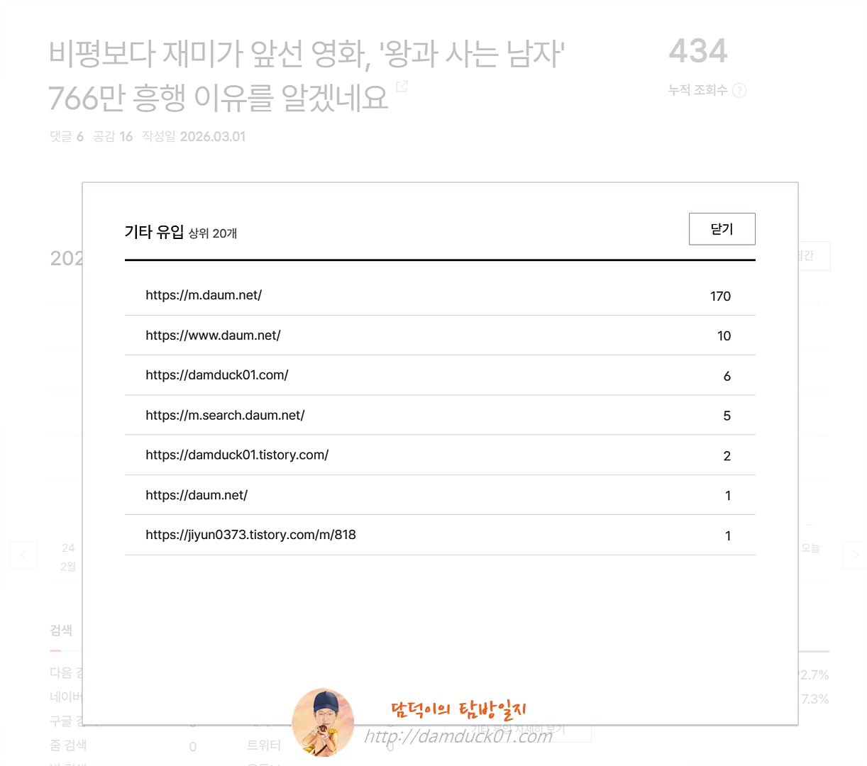 2026년 3월 1일 기타 유입