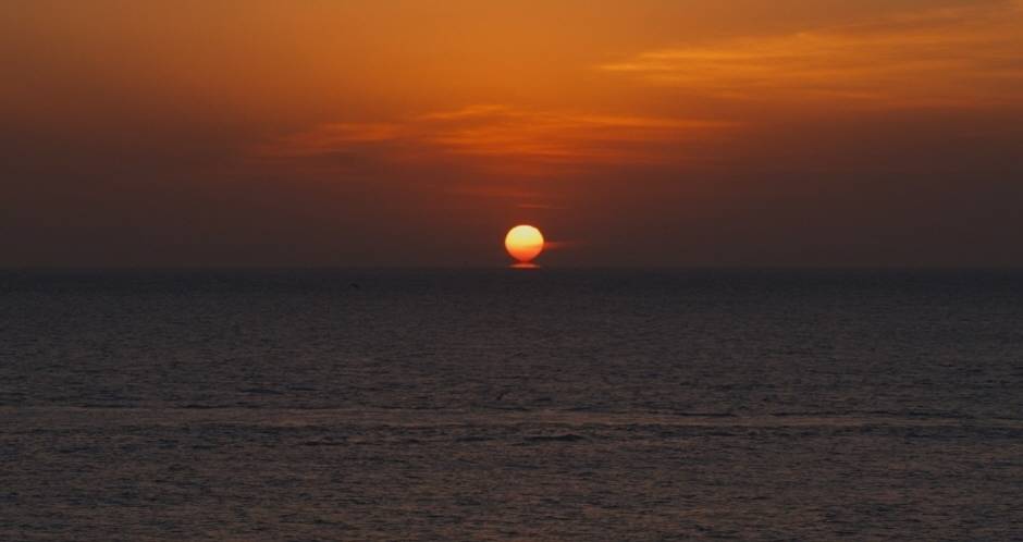 울주 간절곶 해맞이 축제 일몰모습