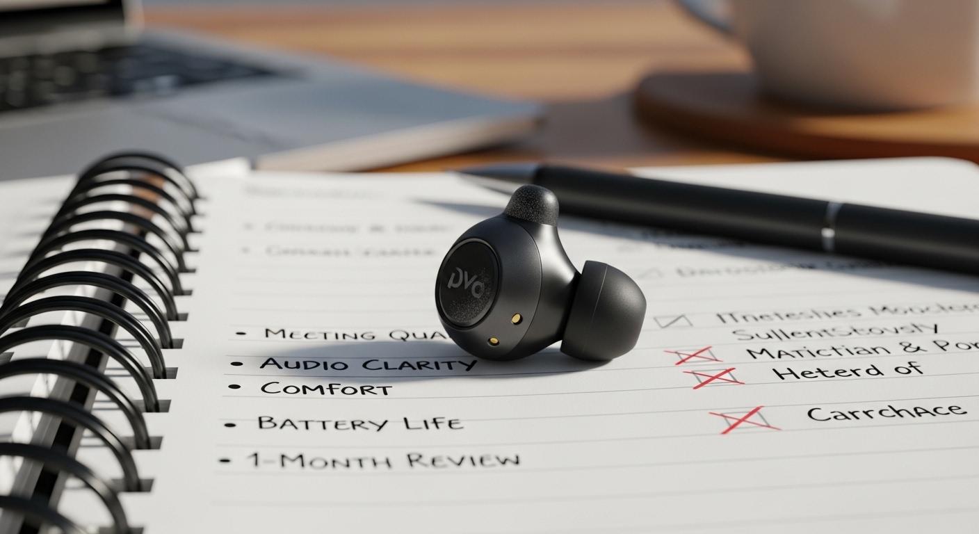 회의 품질 이어폰 1달 사용 후기