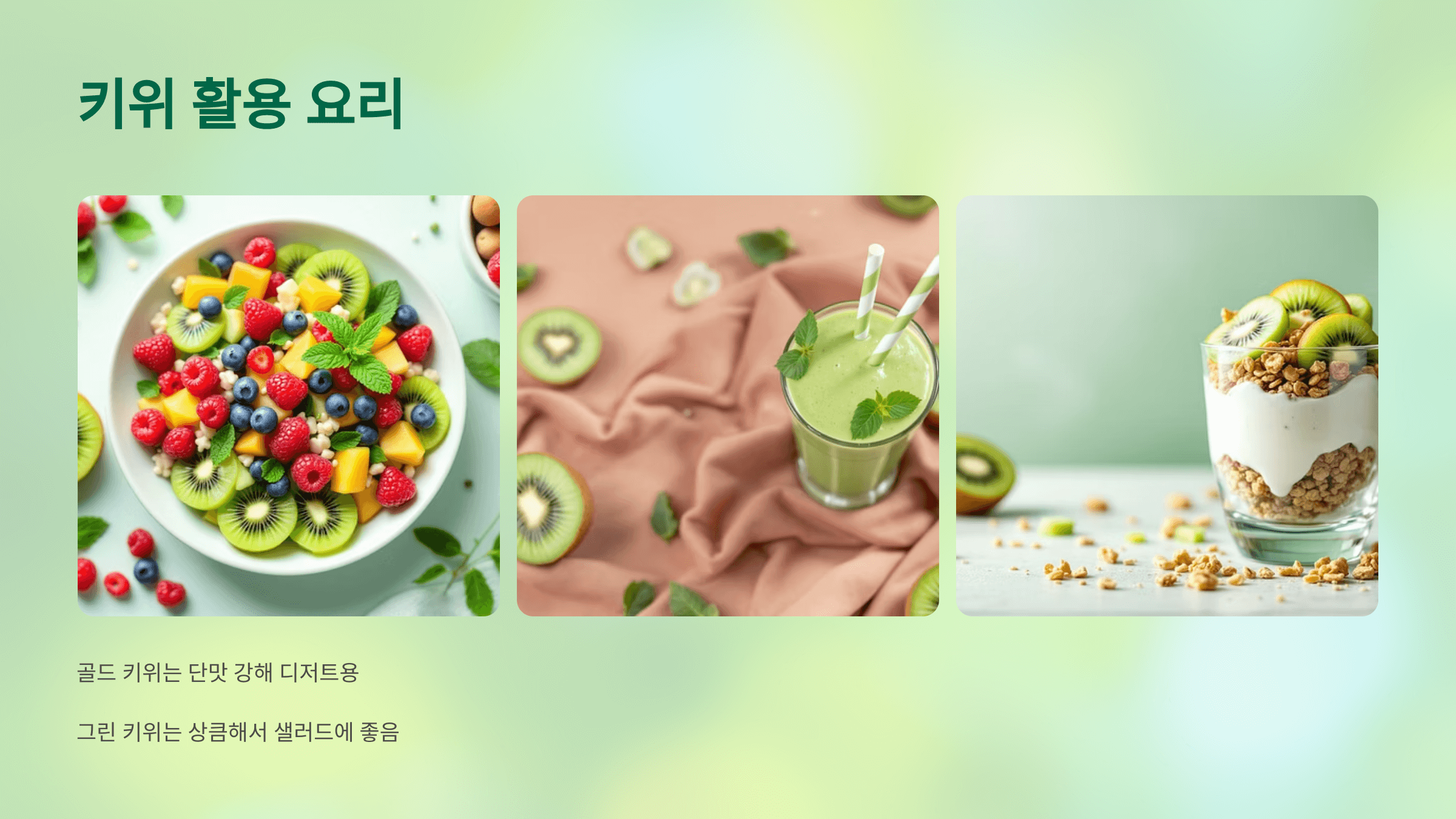 키위 사진입니다.