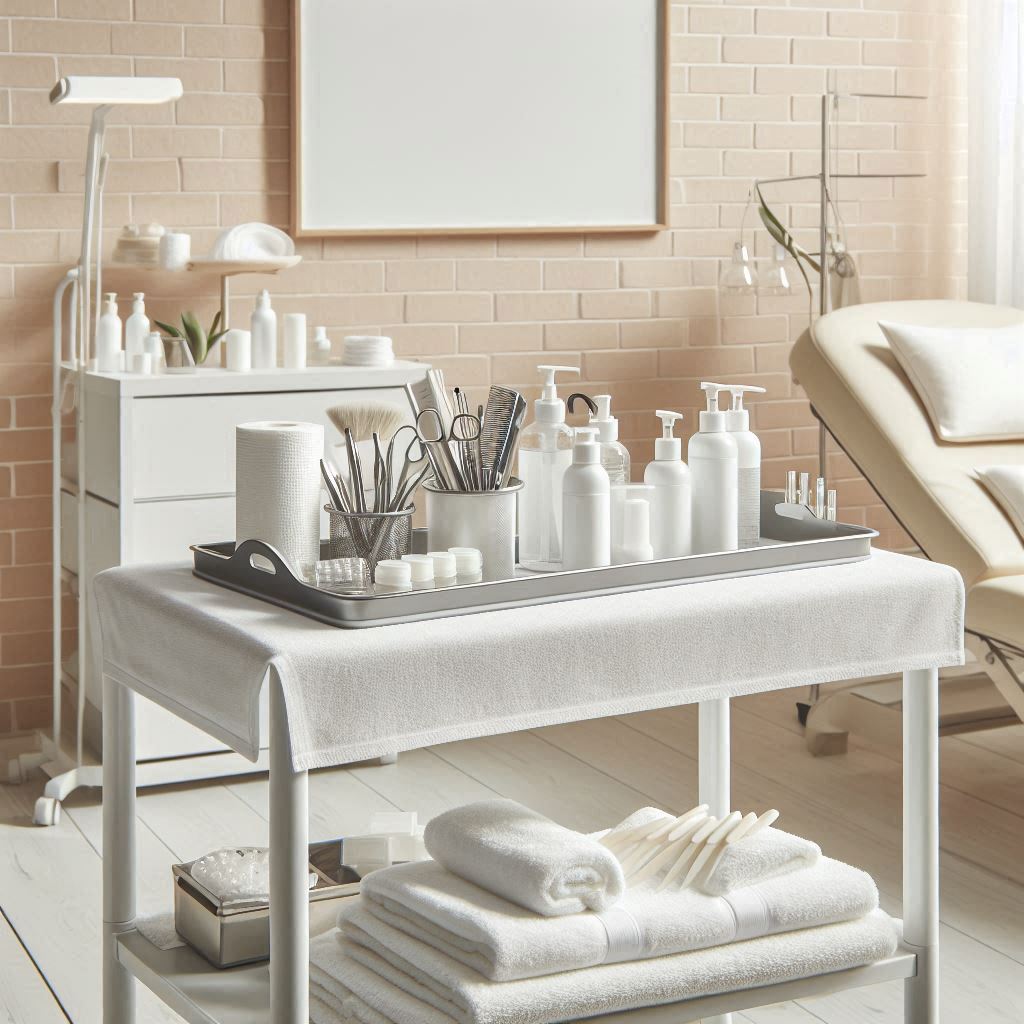 피부,체형관리 샵 배경