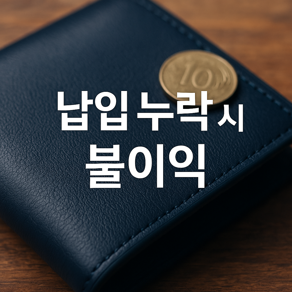 청년저축계좌 미납 시 정부지원 중단되나?