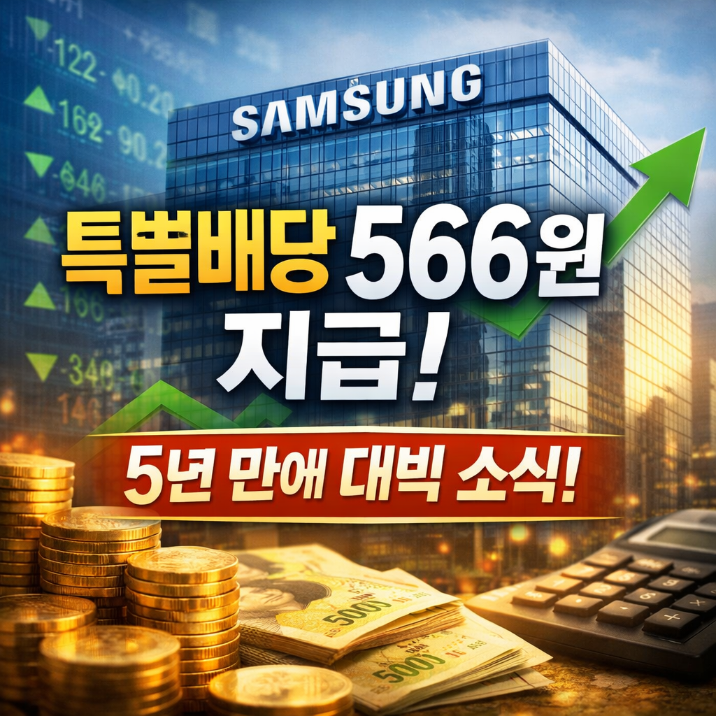 삼성전자 특별배당 566원