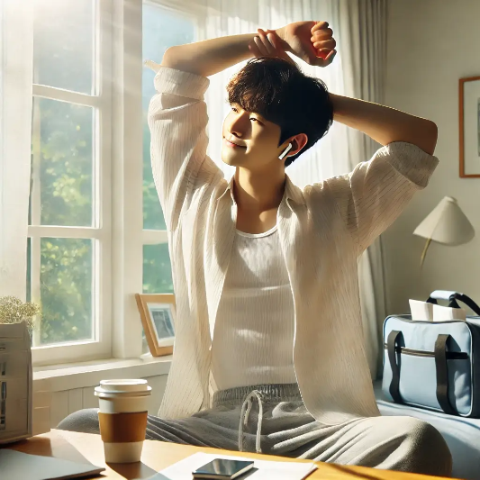 월요일 아침,루틴,음악,운동,과잉 동일시,자기 정체성,업무 시작 전,일시적 감정