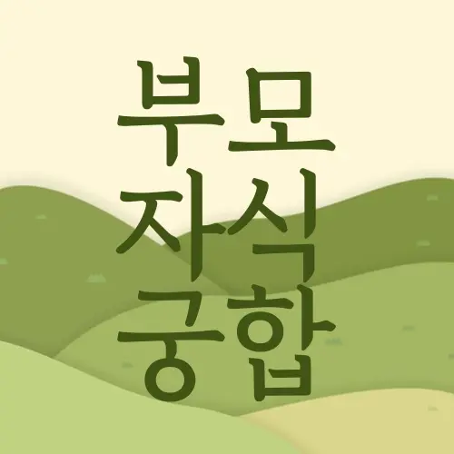 부모 자식 궁합