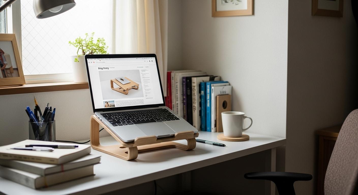 공간 부족 노트북 거치대 내돈내산 후기