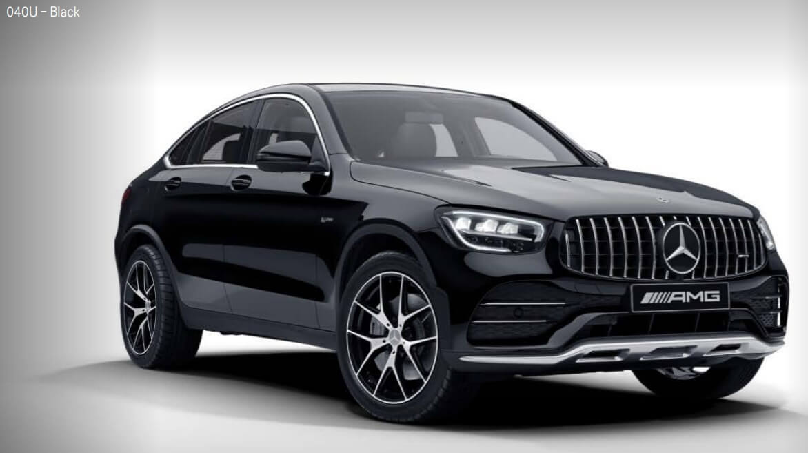 AMG GLC Coupe 색상코드 - black(색상 코드 : 040)