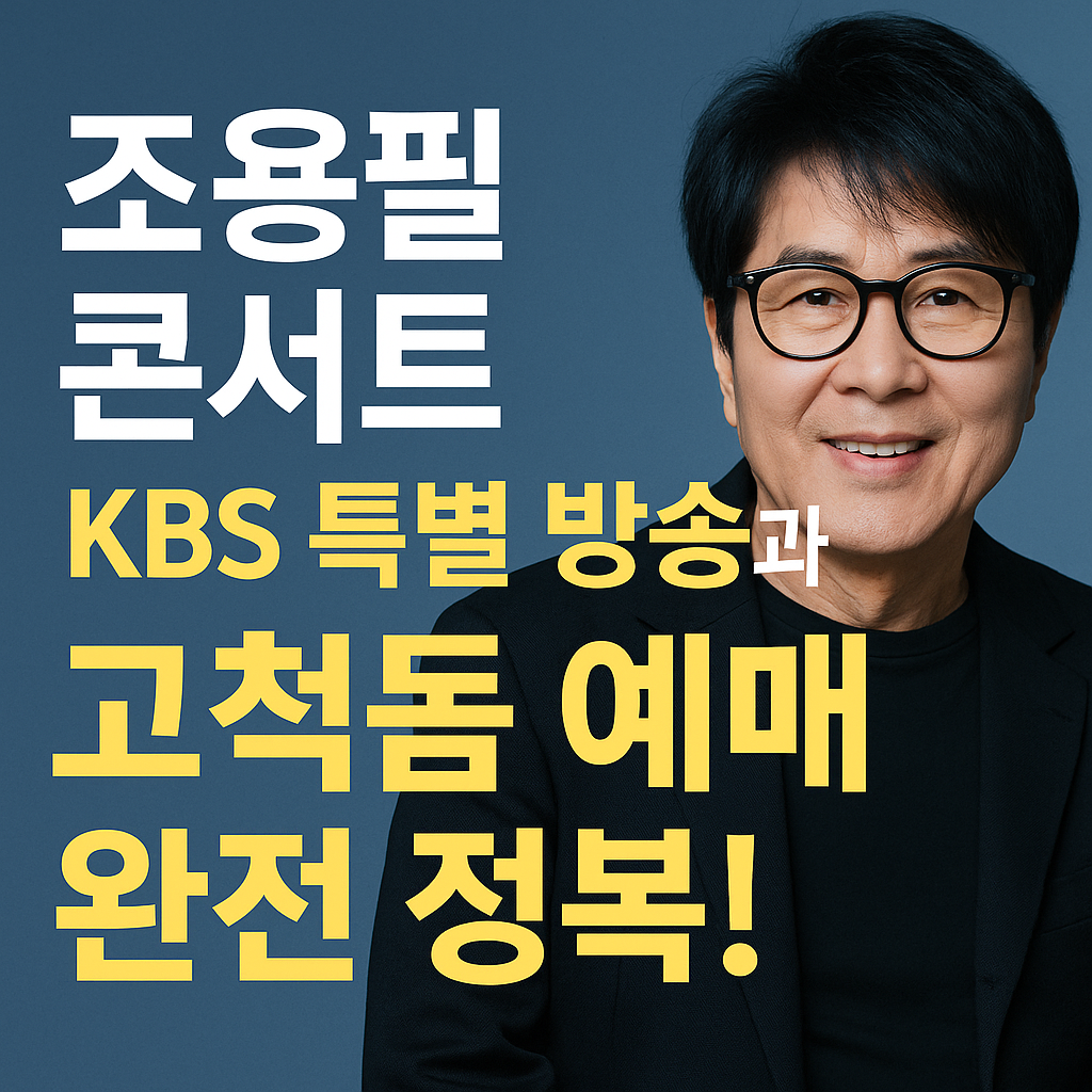 KBS 조용필 콘서트 고척돔 예매