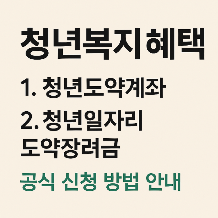 청년복지혜택