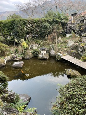 Ryokan inside garden 료칸 실내 정원