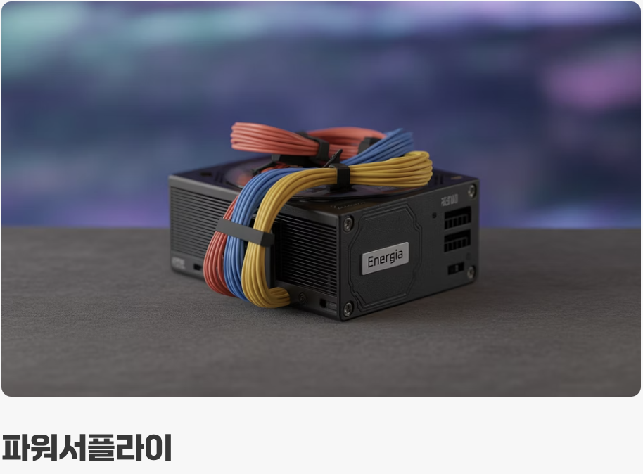 모든 부품을 연결하는 '몸통'과 '심장'