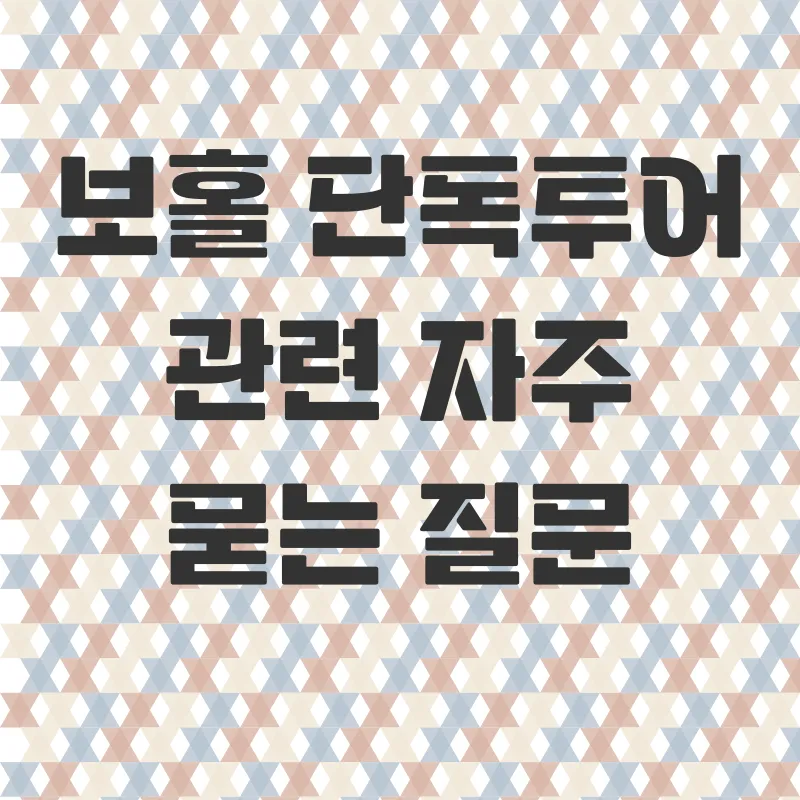 보홀 단독투어_4
