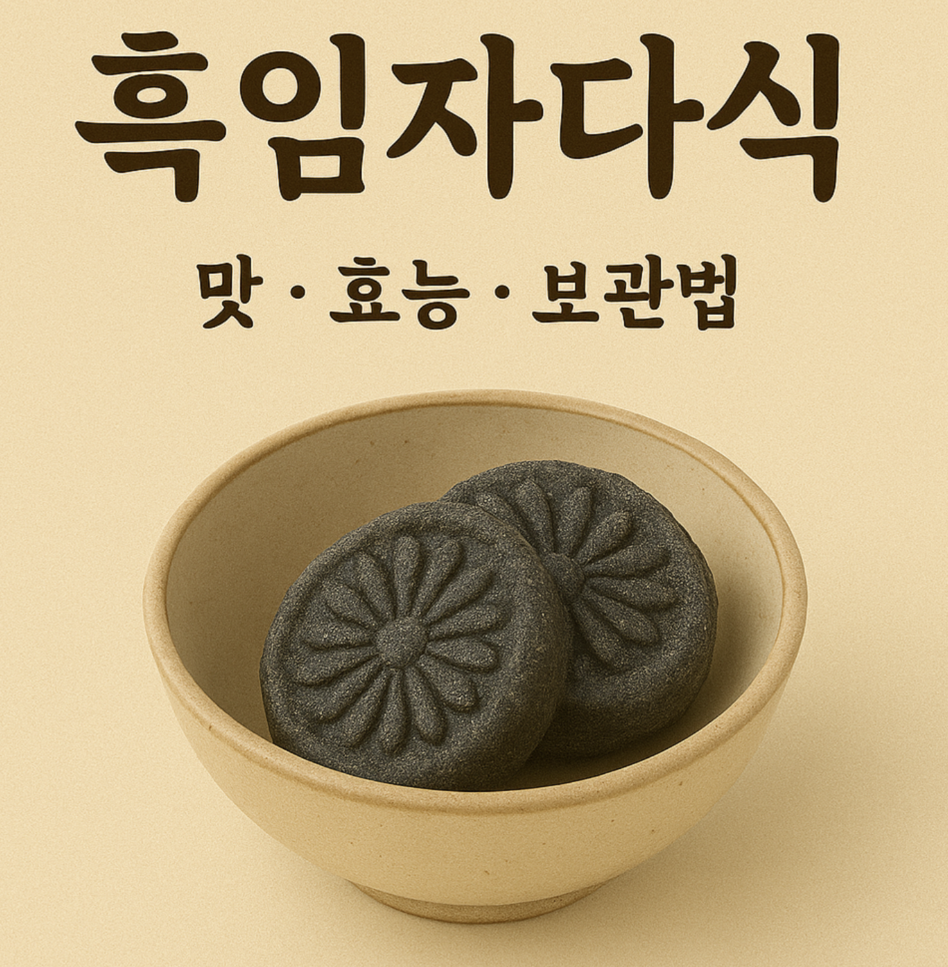 흑임자다식