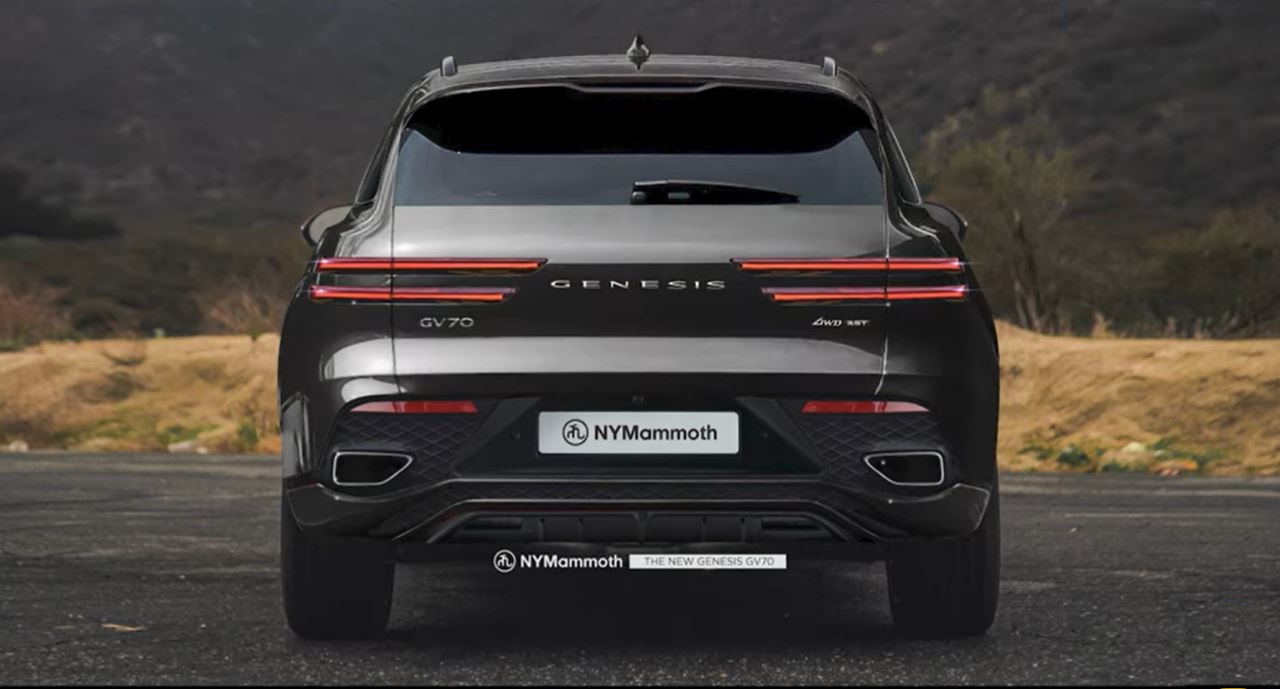 제네시스 GV70 페이스리프트 예상도