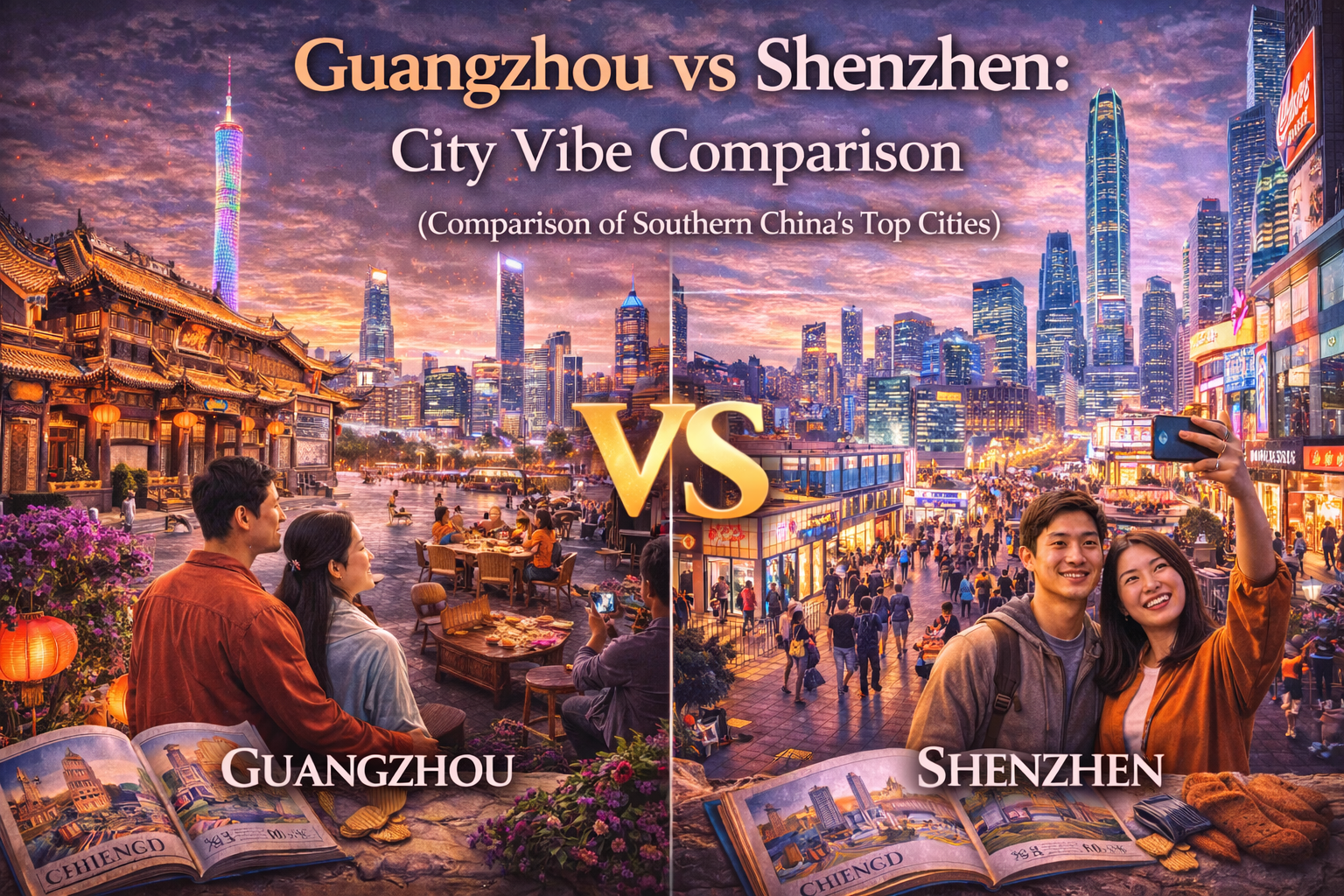 광저우 vs 선전 도심 분위기 차이 (중국 남부 대표 도시 체감 비교) 사진