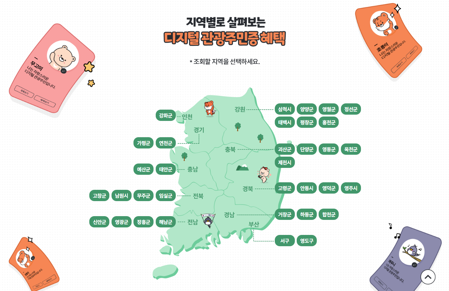 디지털 관광주민증 발급