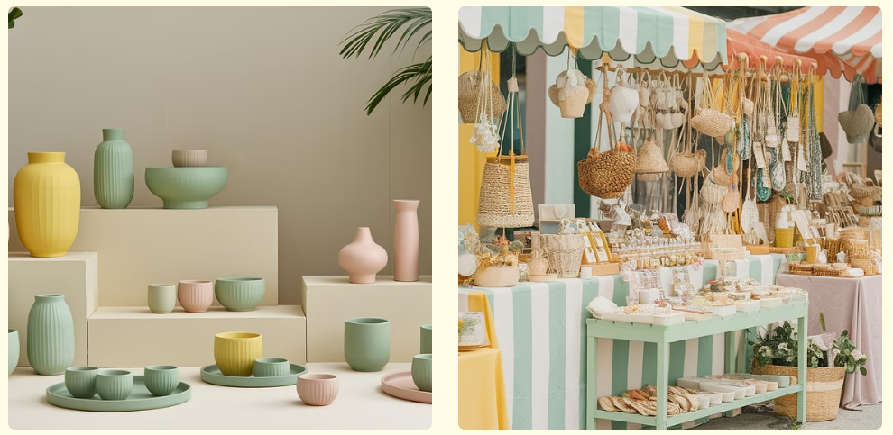 도자기홍보 판매관,플리마켓