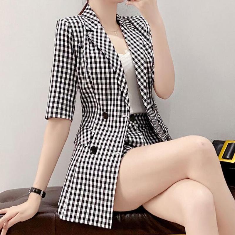 여자정장세트 5부 여성투피스정장 반바지 졸업식정장