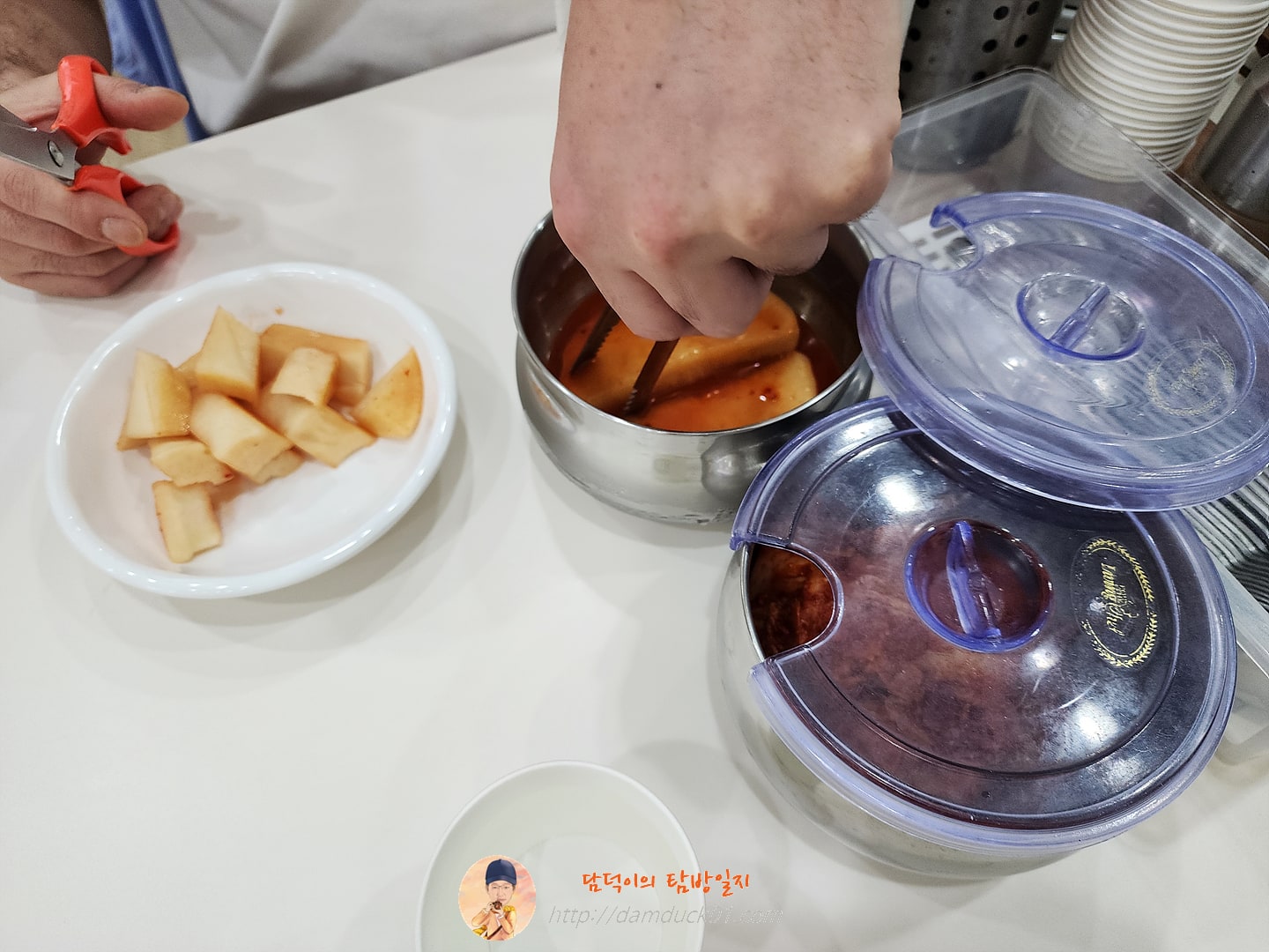 봉황칼국수 반찬