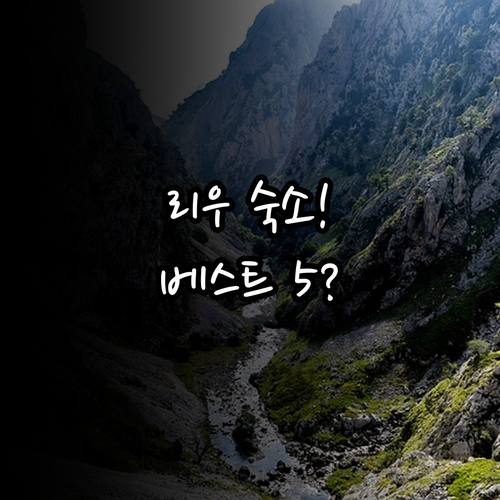 브라질 리우데자네이루 숙소 추천 위치..