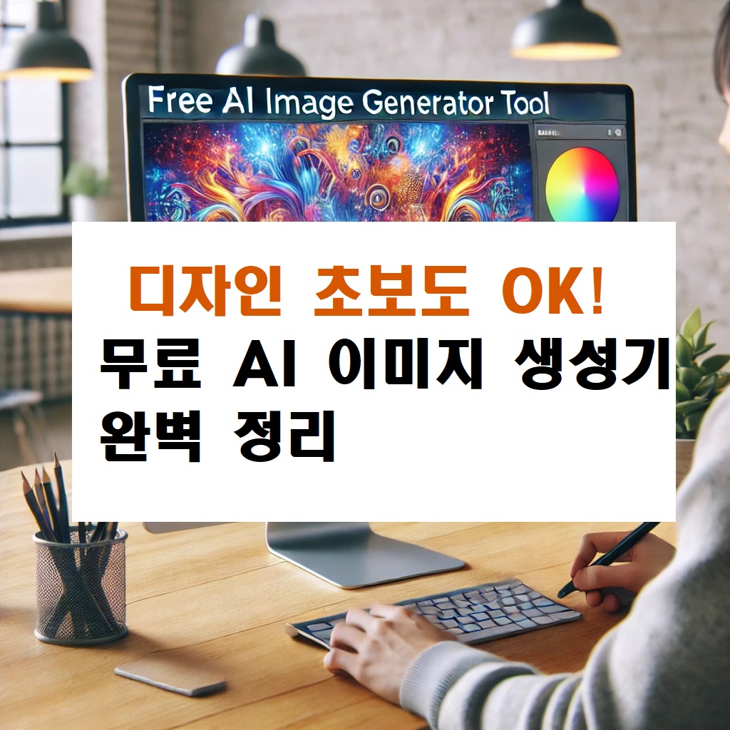 디자인 초보도 OK! 무료 AI 이미지 생성기 완벽 정리