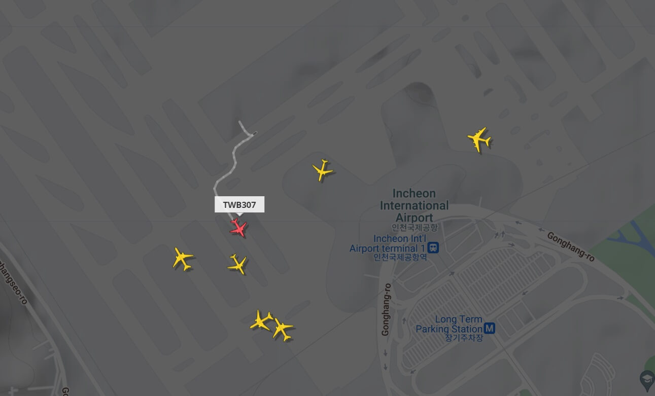 fightradar24-메인화면-확대