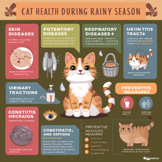 장마철 고양이 질병 예방
