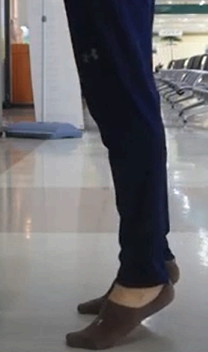 발뒤/굼치 들기운동 이미지사진