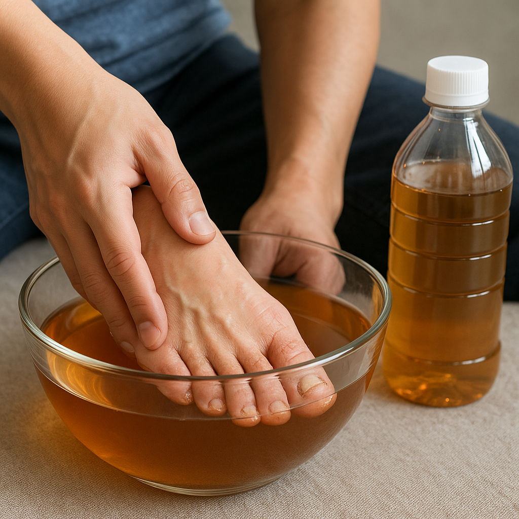 식초로 무좀 치료 가능할까 민간요법의 한계와 주의사항