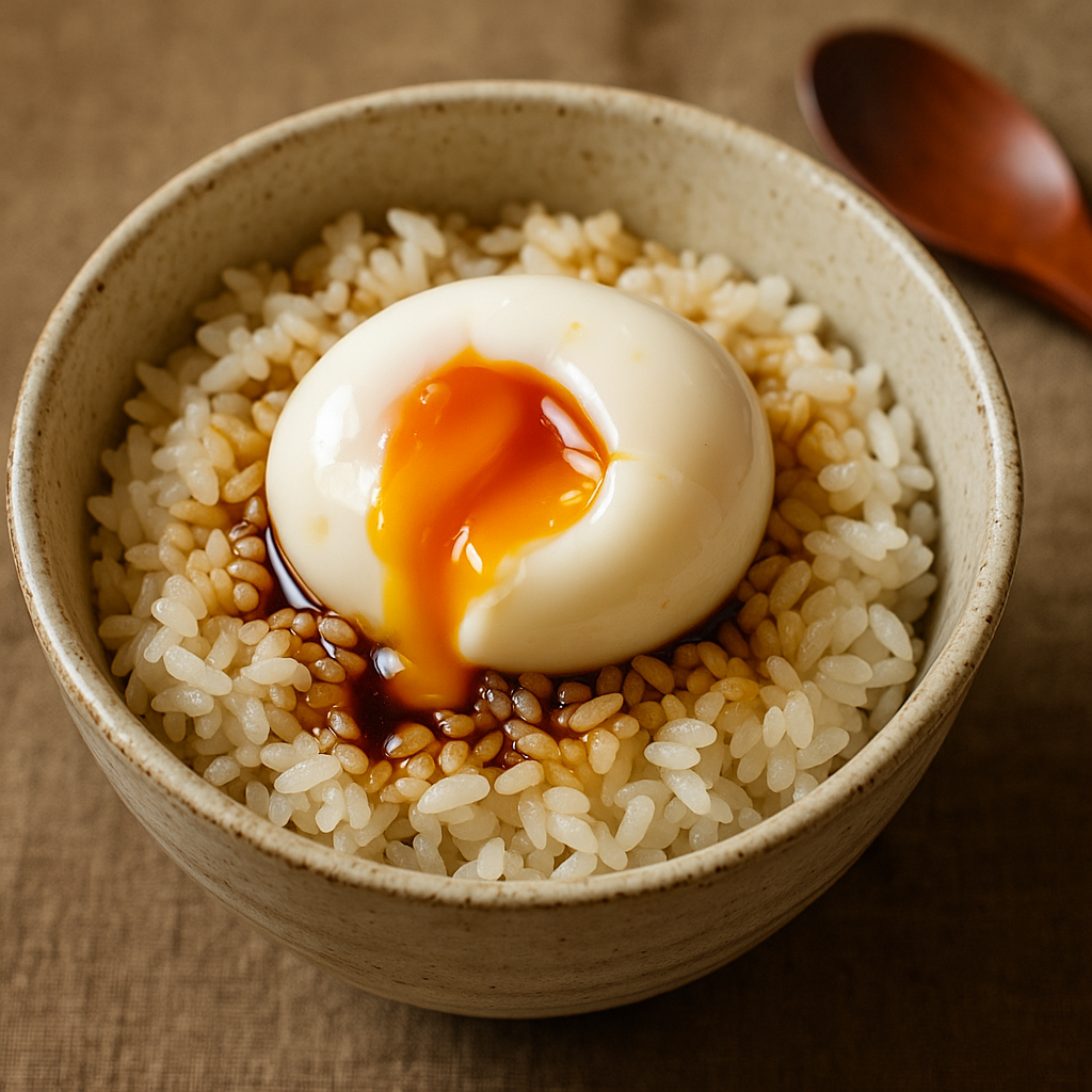반숙계란 간장밥