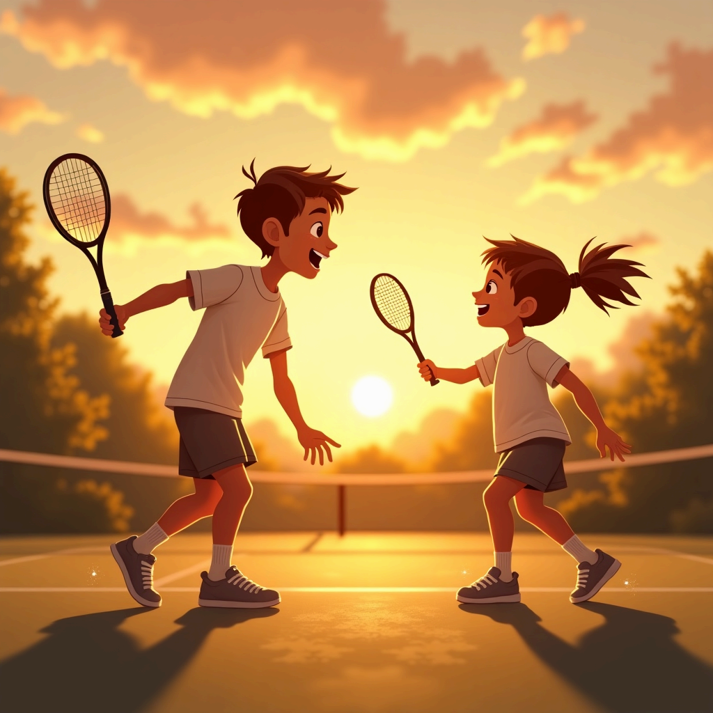 🎾 복식 구질 조합 흐름 만들기 “슬라이스 하나로 흐름을 바꾸고, 탑스핀으로 마무리하라!”