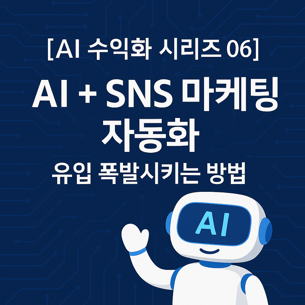 AI + SNS 마케팅 자동화로 유입 폭발시키는 방법
