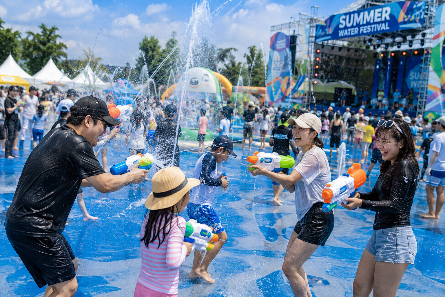 2026 여름 물놀이 축제 가족 여행