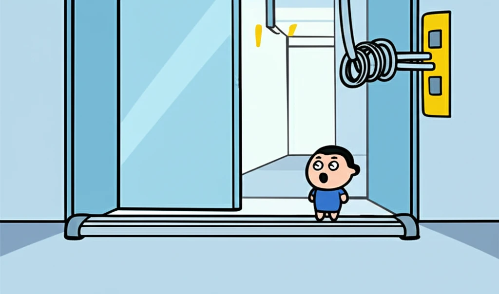 승강기 층문 도어 행거와 실 구성 및..