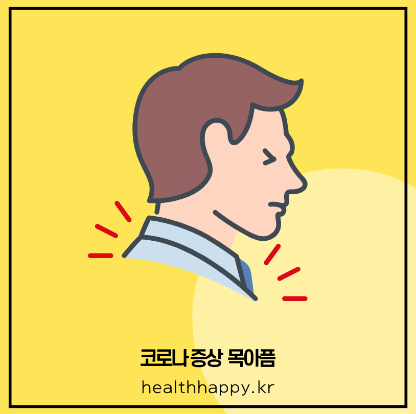 코로나 증상 목아픔