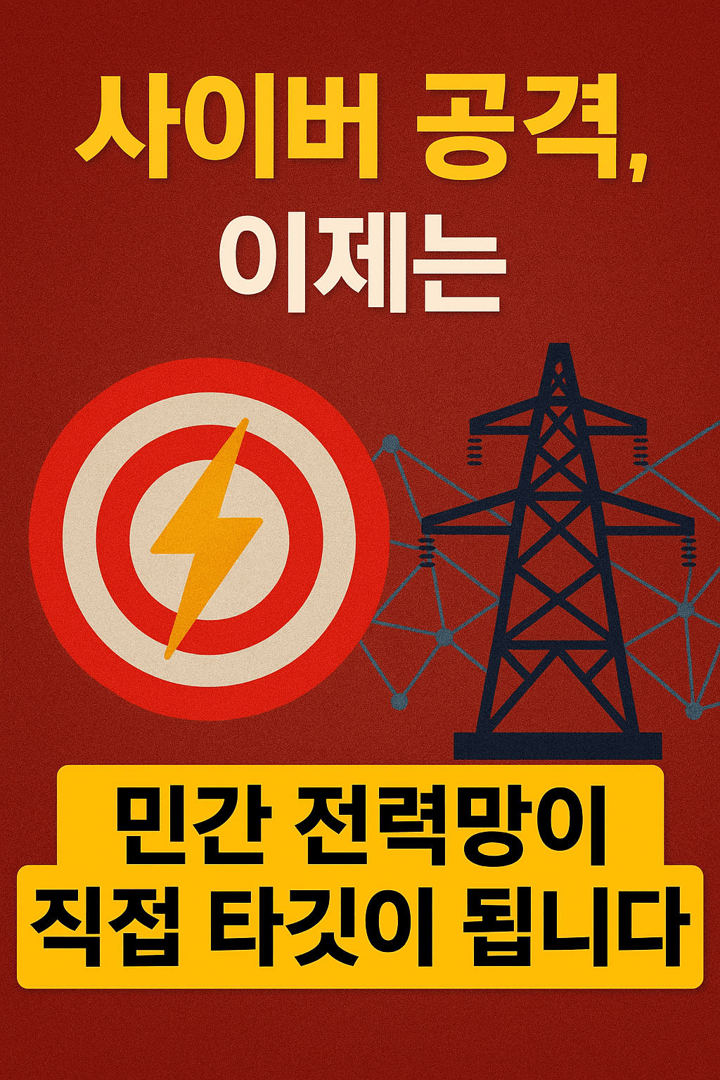 사이버 공격, 이제는 민간 전력망이 직접 타깃이 됩니다