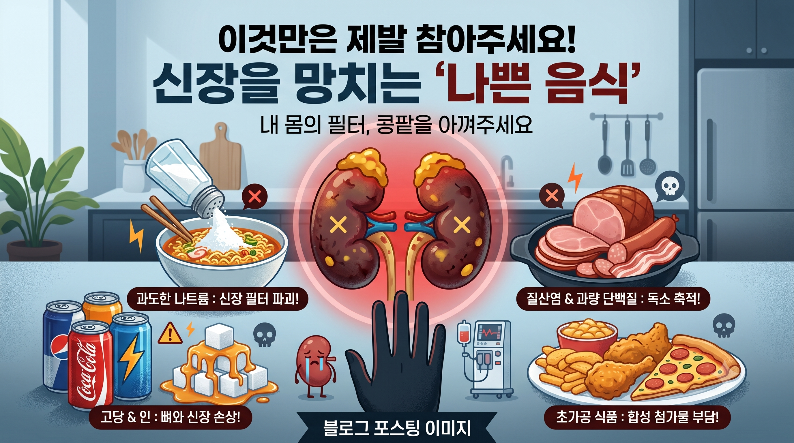 신장에 나쁜 음식