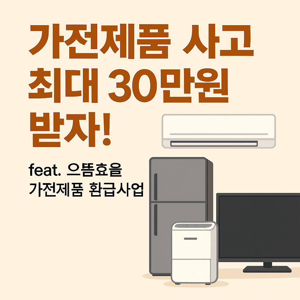 으뜸 효율 가전제품 환급 사업