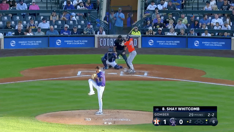 셰이 위트컴 메이저리그 데뷔 홈런 장면